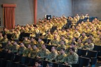 Alumnos de la Escuela de Ingenieros Militares conocieron cómo funciona Puerto San Antonio