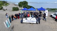 San Antonio Terminal Internacional realizó jornada de limpieza en el Humedal Río Maipo Norte San Antonio Terminal Internacional realizó jornada de limpieza en el Humedal Río Maipo Norte