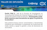 IFOP invita al Taller de Difusión de Resultados 2025-2026 "Oceanografía y Modelación Numérica como herramientas de apoyo a la Gestión de la Acuicultura".